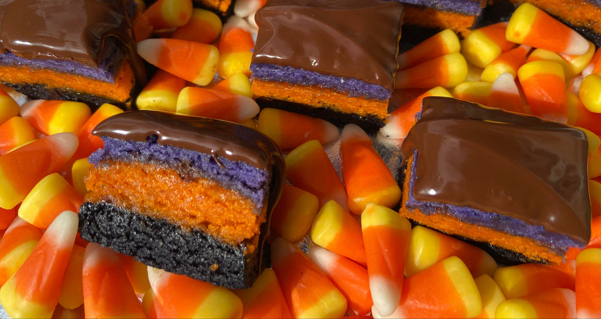 Gluten Free Halloween Rainbow Cookies (Sold as 2 Doz)