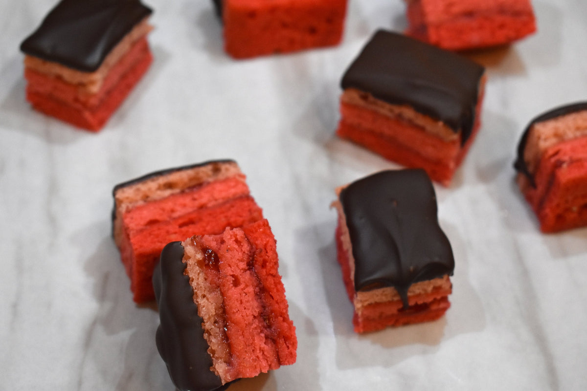 Gluten Free Valentines Day Rainbow Cookies