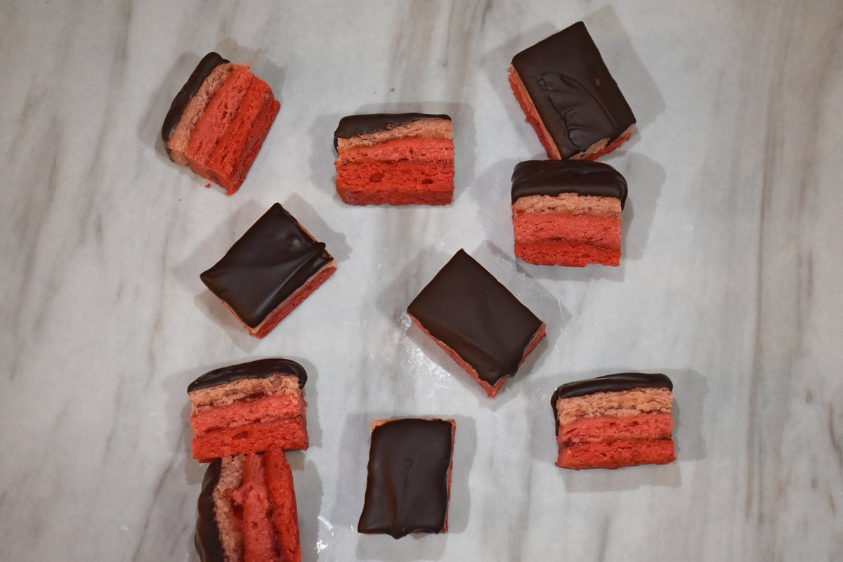 Gluten Free Valentines Day Rainbow Cookies